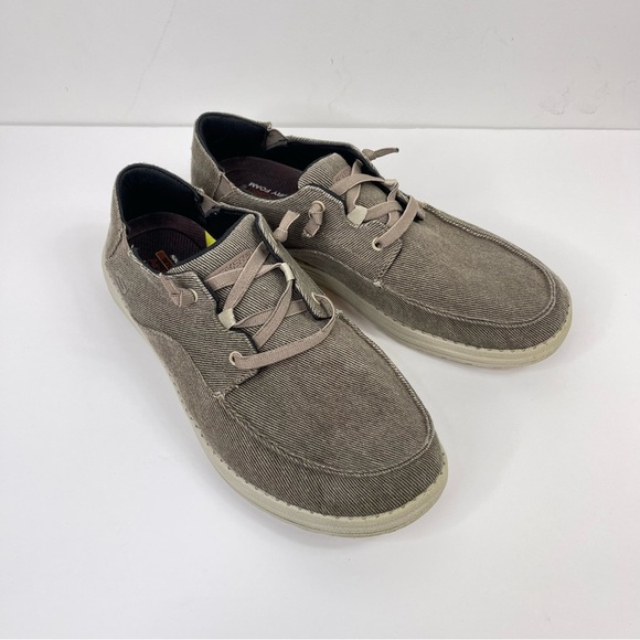 Skechers Melson-Volgo Men’s Brown Slip-on Shoes Size 10 - Picture 2 of 8